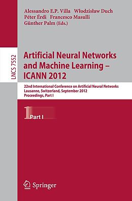 E-Book (pdf) Artificial Neural Networks and Machine Learning -- ICANN 2012 von 
