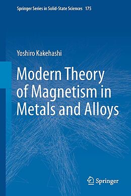 E-Book (pdf) Modern Theory of Magnetism in Metals and Alloys von Yoshiro Kakehashi