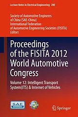 Fester Einband Proceedings of the FISITA 2012 World Automotive Congress von
