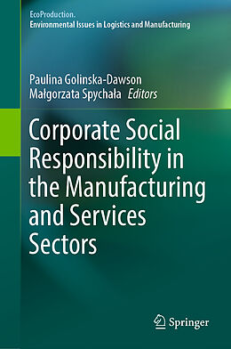 Livre Relié Corporate Social Responsibility in the Manufacturing and Services Sectors de 