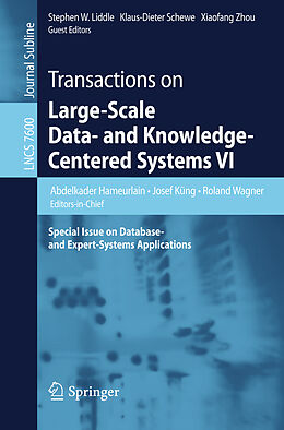 eBook (pdf) Transactions on Large-Scale Data- and Knowledge-Centered Systems VI de 