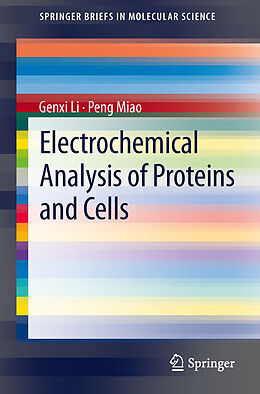 Couverture cartonnée Electrochemical Analysis of Proteins and Cells de Peng Miao, Genxi Li