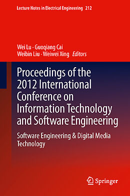 Livre Relié Proceedings of the 2012 International Conference on Information Technology and Software Engineering de 