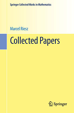 Kartonierter Einband Collected Papers von Marcel Riesz