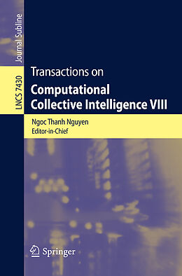 Couverture cartonnée Transactions on Computational Collective Intelligence VIII de 