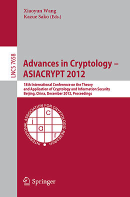 Kartonierter Einband Advances in Cryptology -- ASIACRYPT 2012 von 