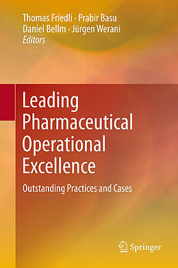 Livre Relié Leading Pharmaceutical Operational Excellence de Prabir Basu