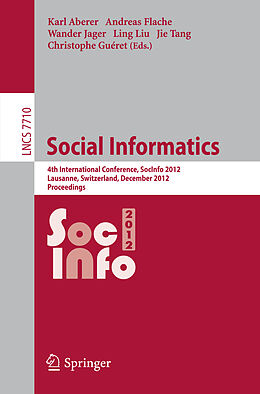 Kartonierter Einband Social Informatics von 
