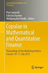 eBook (pdf) Copulae in Mathematical and Quantitative Finance de 