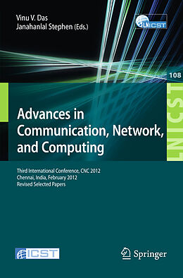 Kartonierter Einband Advances in Communication, Network, and Computing von 