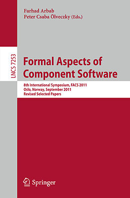 Kartonierter Einband Formal Aspects of Component Software von 