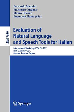 E-Book (pdf) Evaluation of Natural Language and Speech Tool for Italian von 