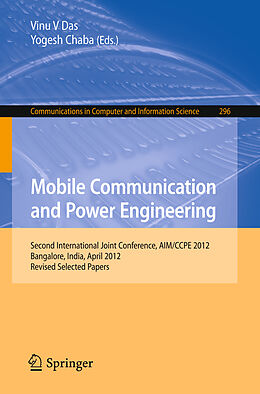 Kartonierter Einband Mobile Communication and Power Engineering von 