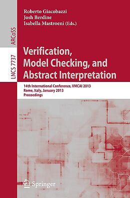 E-Book (pdf) Verification, Model Checking, and Abstract Interpretation von 