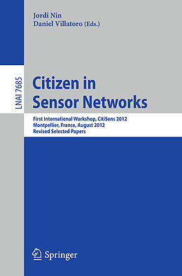 Kartonierter Einband Citizen in Sensor Networks von 