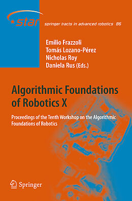 Fester Einband Algorithmic Foundations of Robotics X von 