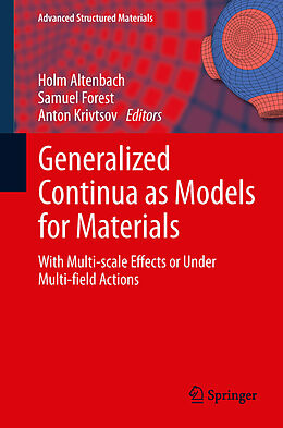 E-Book (pdf) Generalized Continua as Models for Materials von 
