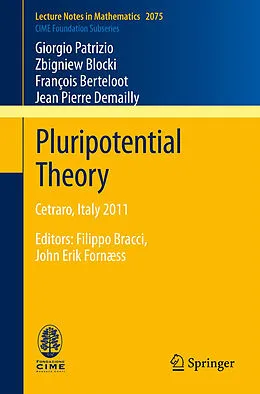 E-Book (pdf) Pluripotential Theory von Giorgio Patrizio, Zbigniew Blocki, Francois Berteloot