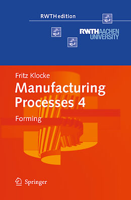 Livre Relié Manufacturing Processes 4 de Fritz Klocke