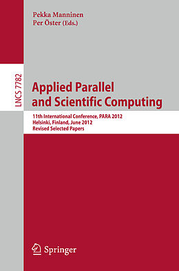Kartonierter Einband Applied Parallel and Scientific Computing von 