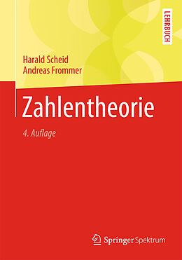 Kartonierter Einband Zahlentheorie von Harald Scheid, Andreas Frommer