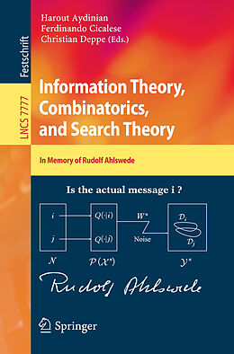 Kartonierter Einband Information Theory, Combinatorics, and Search Theory von 