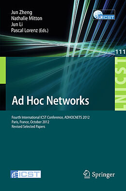 Kartonierter Einband Ad Hoc Networks von 