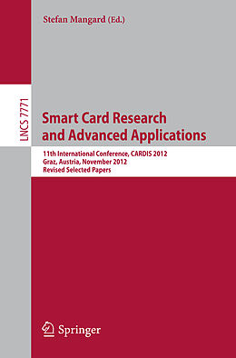 Kartonierter Einband Smart Card Research and Advanced Applications von 