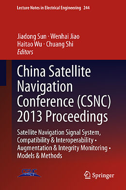 Livre Relié China Satellite Navigation Conference (CSNC) 2013 Proceedings de 