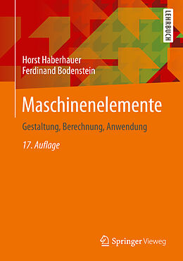 E-Book (pdf) Maschinenelemente von Horst Haberhauer, Ferdinand Bodenstein