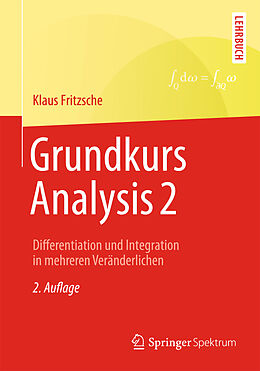 E-Book (pdf) Grundkurs Analysis 2 von Klaus Fritzsche