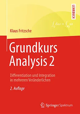 E-Book (pdf) Grundkurs Analysis 2 von Klaus Fritzsche