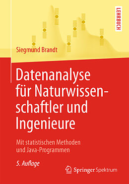 Kartonierter Einband Datenanalyse für Naturwissenschaftler und Ingenieure von Siegmund Brandt