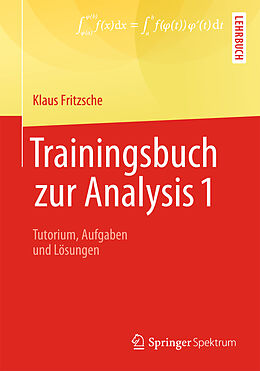 Kartonierter Einband Trainingsbuch zur Analysis 1 von Klaus Fritzsche