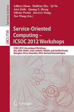 Kartonierter Einband Service-Oriented Computing - ICSOC Workshops 2012 von 
