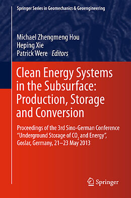 Fester Einband Clean Energy Systems in the Subsurface: Production, Storage and Conversion von 