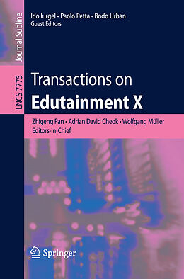 Kartonierter Einband Transactions on Edutainment X von 