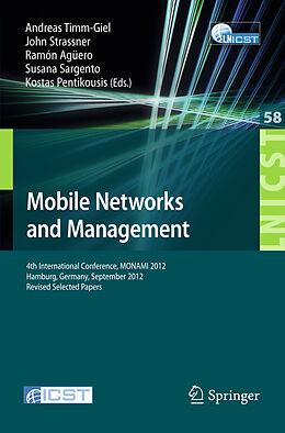 Kartonierter Einband Mobile Networks and Management von 