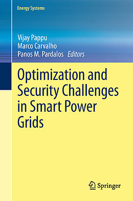 eBook (pdf) Optimization and Security Challenges in Smart Power Grids de Vijay Pappu, Marco Carvalho, Panos Pardalos