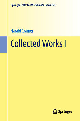 Kartonierter Einband Collected Works I von Harald Cramér