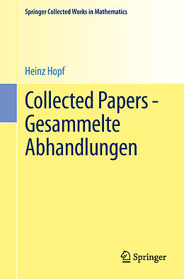 Kartonierter Einband Collected Papers - Gesammelte Abhandlungen von Heinz Hopf