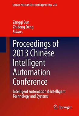 eBook (pdf) Proceedings of 2013 Chinese Intelligent Automation Conference de 