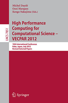 Kartonierter Einband High Performance Computing for Computational Science - VECPAR 2012 von 