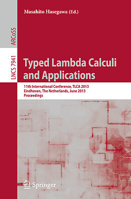 Kartonierter Einband Typed Lambda Calculi and Applications von 