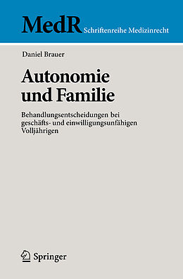 Kartonierter Einband Autonomie und Familie von Daniel Brauer