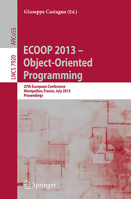 Kartonierter Einband ECOOP 2013 -- Object-Oriented Programming von 