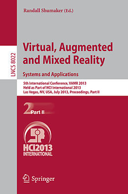 Kartonierter Einband Virtual, Augmented and Mixed Reality: Systems and Applications von 
