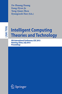 Couverture cartonnée Intelligent Computing Theories and Technology de 