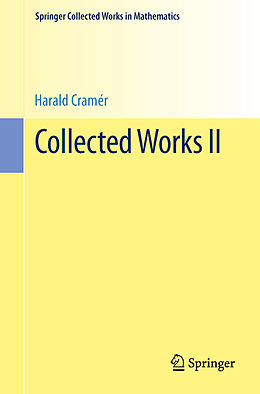 Kartonierter Einband Collected Works II von Harald Cramér