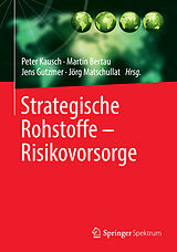 E-Book (pdf) Strategische Rohstoffe  Risikovorsorge von Peter Kausch, Martin Bertau, Jens Gutzmer